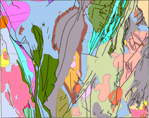 Forbes basement geology map