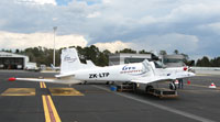 Fig 2. UTS' highly modified Fletcher aircraft used for AWAGS 2 survey.