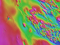 Image: section of East Isa South magnetic dataset. 