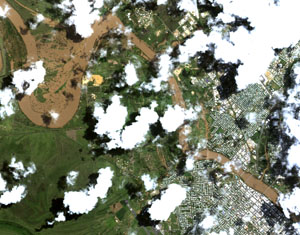 Image of Rockhamton floods (Click to enlarge image)