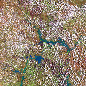 Image of Emerald durning floods
