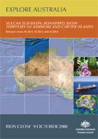 2008 Explore Australia brochure cover - Vulcan Sub-basin