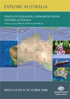 2008 Explore Australia brochure cover - Exmouth Sub-basin