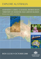 2008 Explore Australia brochure cover - Northern Caswell Sub-basin