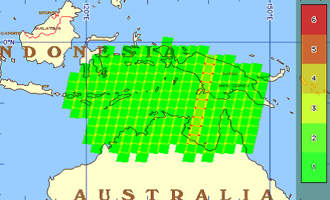 Image of Landsat 5 Duty Cycle