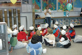 Students in the Geoscience Education Centre