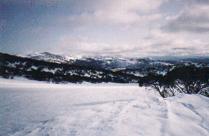 Towards Grey Mare Range, Snowy Mountains, NSW