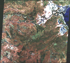 Landsat image of Arnhem Land.