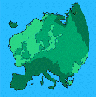 Australia compared with Europe. Click to go to Australia's size compared page.