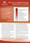 Thumbnail of Geothermal factsheet - available for download