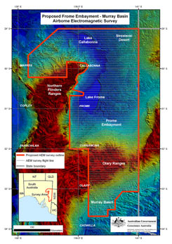 Murray Basin Airborne Electromagnetic Survey Image