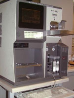 Leco RC-412 multiphase carbon/hydrogen/moisture analyser. &copy; Geoscience Australia.