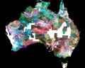 Screen capture of the Radiometric Map of Australia