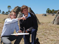 Graduates in the field.