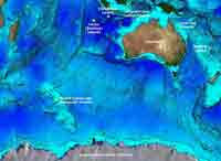 Australia's remote offshore territories. Copyright Geoscience Australia