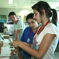National Youth Science Forum students exploring the world of Geoscience. &copy; Geoscience Australia.