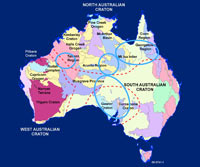 Onshore Energy Geodynamic Framework Project areas