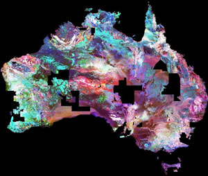 Image: New Radiometric Map of Australia.