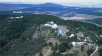 Geoscience Australia's Satellite Laser Ranging facility at Mt Stromlo at the time of its completion in October 1998.
