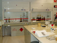Lab for testing groundwater quality