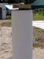 CGPS antenna and hut for Kiribati SPSLCMP