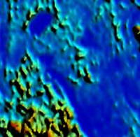 Image: Section of the Pine Creek-Rum Jungle airborne electromagnetic survey data