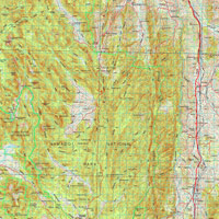 Section of the ACT region 1:100 000 scale topograpic map.