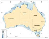 Figure 1a: Distribution of gravel at a national scale.