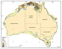 Figure 1b: Distribution of mud at a national scale.