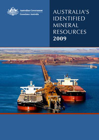 Image: Cover of Australia's Identified Mineral Resources 2009.
