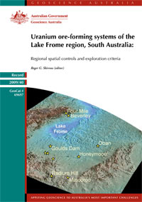 Image: Cover of Uranium ore-forming systems of the Lake Frome region, South Australia.