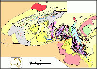Interpreted geology from the Ameroo Hill online map