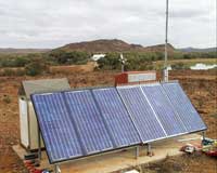 Photograph of CTBT seismic station at Stephens Creek, near Broken Hill, Australia.