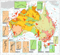 Where Earthquakes occur in Australia