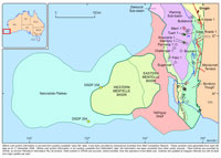 Figure 1 - Regional geological setting of the Mentelle Basin