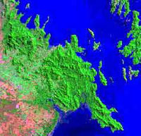 Example of Landsat 7 image