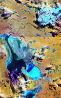 Landsat 7, 6 April 2000 Lake Eyre