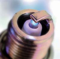 Platinum-tipped spark plugs last several times longer than those made from other more common metals. Reproduced with permission from Johnson Matthey Platinum 2006.