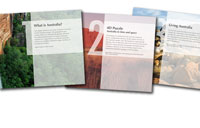 Image: Draft design for new book Shaping a continent�building a nation: a geology of Australia. 