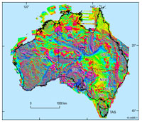 Image: New Magnetic Anomaly Map of  Australia. 