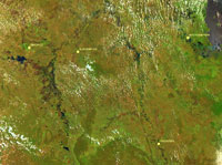 Satellite image of Fitzroy Basin - early December 2010