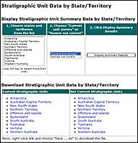Online lists of stratigraphic units