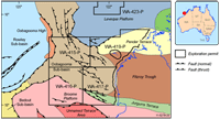 Fig 1. Structural map of the offshore Canning Basin showing newly-awarded exploration permits. The new data and pre-competitive knowledge for the area will continue to underpin future acreage releases and attract exploration attention.