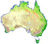 Landcover &ndash; Australia&rsquo;s first comprehensive national map of land cover.