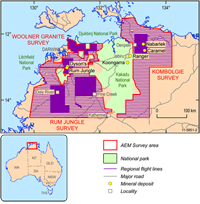 Fig 1. Pine Creek Survey boundary locations.