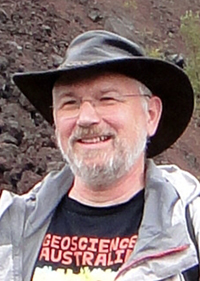 Fig 2. Dr Andrew Barnicoat, the new Chief of the Minerals and Natural Hazards Division.