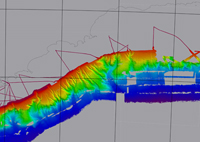 Fig 1. Multibeam bathymetry from the Bremer Sub-basin.