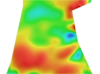 Fig 1. Total magnetic intensity image from the Carnarvon Basin North airborne survey.
