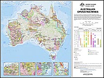 Australian Operating Mines Map, June 2012