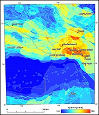 Map of assessed iron oxide copper-gold-uranium potential for the southern Northern Territory